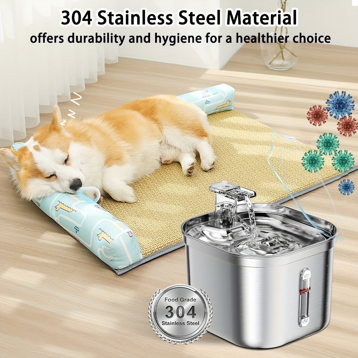 Stainless Steel Pet Fountain