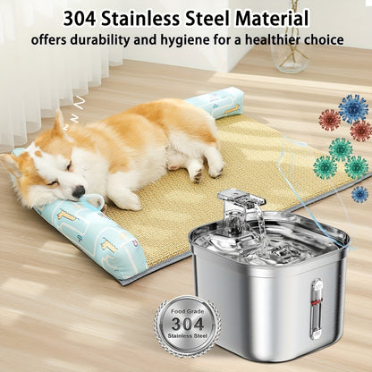 Stainless Steel Pet Fountain
