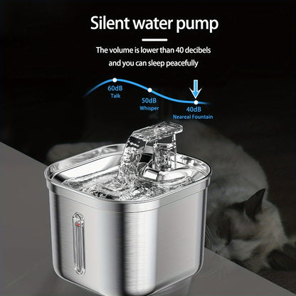 Stainless Steel Pet Fountain